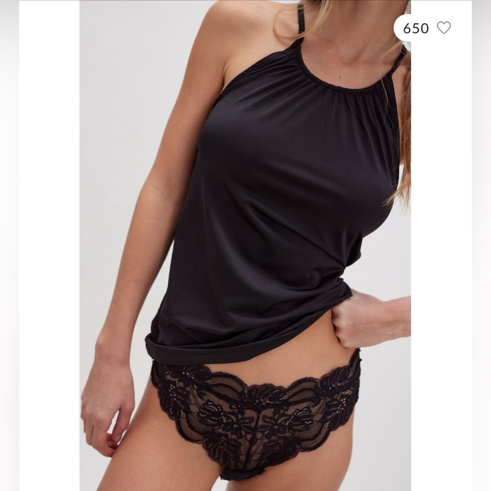 Free People Backstage Pass Top in Black